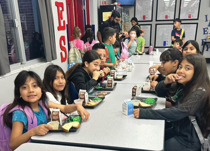 LABELLE -- Upthegrove Elementary School students were treated to Green Eggs and Ham on March 6, as part of the school's celebration of Dr. Seuss Week. The treat was provided by Sodexo. For more photos, see the school's page on Facebook. [Photo courtesy UES]
